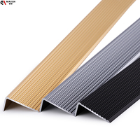 Fournisseur chinois de vente en gros de garniture de bord de carreaux d'aluminium, nez d'escalier, prix bas