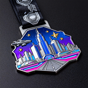 Medallas personalizadas con cinta para niños: medallas de fútbol, carrera 5k, danza, graduación, gimnasia, y medallas milagrosas del fabricante. - Product Image 6