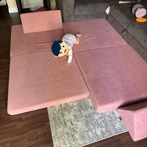 4/Bộ sân chơi trẻ em tự làm trò chơi câu đố bọt biển mô-đun kết hợp sofa khối xây dựng lớn nối giường sofa lười - Product Image 4