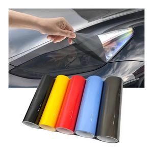 30cm * 10M brillo transparente luz negro humo TPH película tinte faro trasero envoltura cubierta pegatina para autocuración antiarañazos - Product Image 1