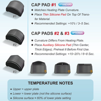 Presse à chaud Offre Spéciale 2-en-1 électrique pour chapeau et casquette Machine PREES à ouverture automatique