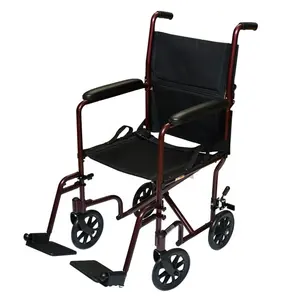 Дешевая алюминиевая легкая инвалидная коляска, ручная транспортная инвалидная коляска для инвалидов, инвалидная коляска, медицинские инвалидные коляски
