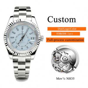 Personalización al por Mayor, Producción de Relojes Personalizados OEM, Caja de Acero Inoxidable de Lujo, Relojes Mecánicos Elegantes y Minimalistas - Product Image 1