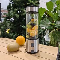 Blender à jus frais, mini blender, blender portable, rechargeable par USB, mixeur à fruits, acier inoxydable, presse-agrumes portable, 5 V, 2 A