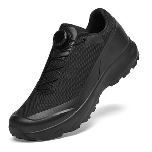 Chaussures de course légères unies tout-terrain, couvre-chaussettes d'extérieur, chaussures de sport décontractées imperméables à lacets pour le tout-terrain - Product Image 6