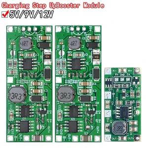 Módulo de reforço de carregamento DC 5V 9V 12V para bateria de lítio 18650 UPS conversor de tensão de proteção