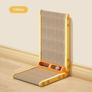 Penjualan Terbaik tahan lama 3-in-1 kucing papan gores latihan interaktif mainan hewan peliharaan bel bola PP karton bergelombang untuk penggunaan dalam ruangan - Product Image 1