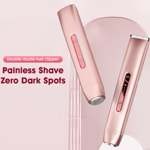 <span class=keywords><strong>Rasoir</strong></span> électrique rechargeable USB étanche à double tête, personnalisé en usine, de qualité supérieure, pour les poils du corps féminin - Product Image 2