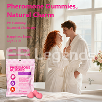Compléments alimentaires en gommes multivitaminées halal à marque privée OEM pour les hormones féminines, gommes vitaminées pour femmes pour améliorer le charme