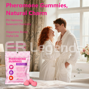 อาหารเสริมฮอร์โมนเพศหญิงออร์แกนิกคุณภาพสูงจากโรงงานผู้ผลิต (OEM) สารสกัดจากพืช ช่วยเพิ่มเสน่ห์ ฟีโรโมนแบบกัมมี่สำหรับผู้หญิง - Product Image 2