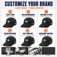 Casquette de baseball non structurée vintage délavée avec logo personnalisé, 6 panneaux, visière incurvée, fournisseur en gros OEM ODM