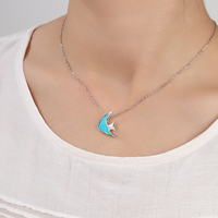 Bijoux en argent 925 pendentif opale en gros conception de poisson minuscule inspirée de l'océan artisanat unique avec des motifs d'opale intemporels