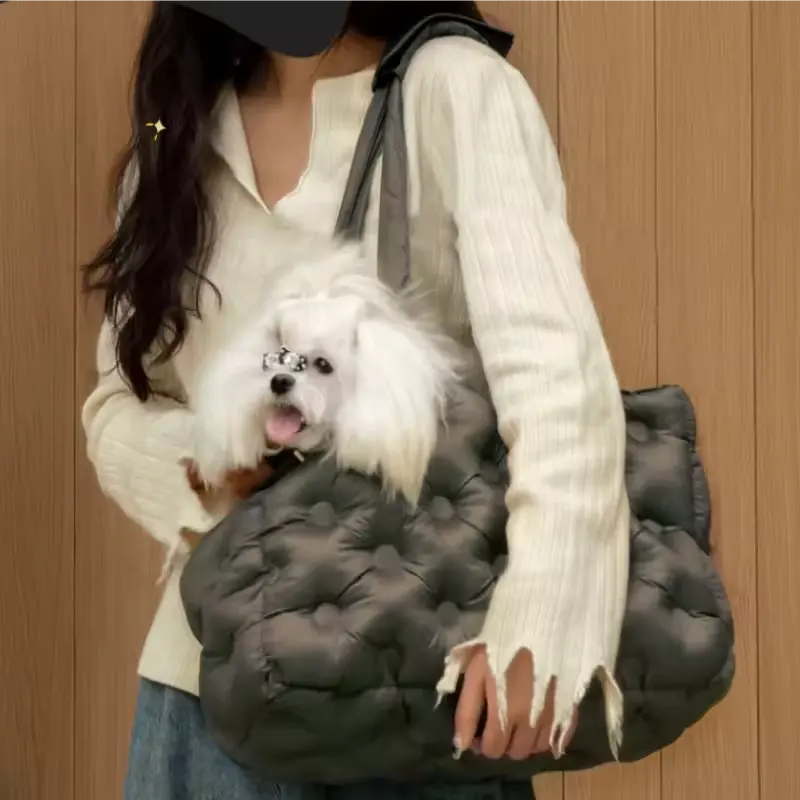 Customized Fashion Pet Carrier Travel Bag Warm Soft Puppy Carrier Bag Pet Portable Bag Handle