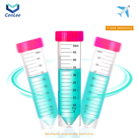 Tubos de Microcentrífuga de Alta Velocidad Cenlee de 1.5ml y 2.0ml, No Estériles, Autoclavables, de Alta Transparencia, PP, 50ml, con Tapa a Presión a Prueba de Fugas