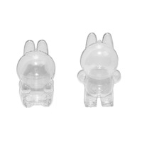 LABUBU-Étui de protection transparent de 2e et 3e génération, housse sur pied Macaron, anti-poussière, accès à un cintre pour bébé