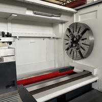 Tour CNC multifonctionnel horizontal CK46P, machine-outil à haute rigidité, efficace et peu encombrante, tournage, fraisage, composite incliné