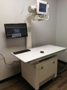 جهاز تصوير إشعاعي رقمي طبي، طاولة أشعة سينية طبية، جهاز أشعة سينية بيطري مع كاشف لوحي مسطح - Product Image 3