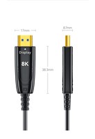 Câble optique à fibre optique HDMI 2.1 8K 50M 48Gbps 8K 4K 2K 3D HDR PVC HDMI Câble audio vidéo à fibre pour commutateur PS4/5 PRO