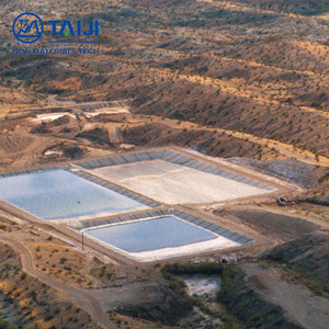 Lapisan Geomembran HDPE Tahan Air Tebal 1.5mm/1mm untuk Kolam Akuakultur Luar Ruangan - Product Image 1