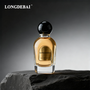Nuevo Diseño de Botella de Perfume de Vidrio de 100 ml, Botella de Perfume Cilíndrica de Vidrio de Lujo, Botella de Perfume de Vidrio Transparente con Caja con Logotipo Personalizado - Product Image 2