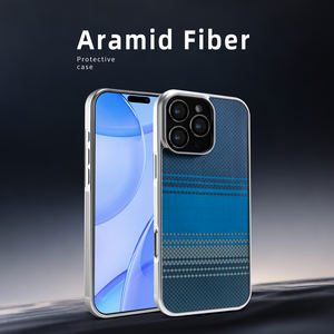 Custodia per telefono in vera fibra di aramide Kevlar <span class=keywords><strong>e</strong></span> carbonio per <span class=keywords><strong>iPhone</strong></span> 17/17 Air/17 Pro/17 Pro Max - Product Image 5