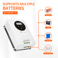 Puissance 24V 120 Ampères MPPT Hybride Hors Réseau Onduleur Solaire Construit Contrôleur de Charge MPPT Avec WiFi