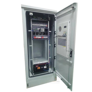 ตู้เครือข่ายกลางแจ้ง YUQIU สำหรับสถานีฐานโทรคมนาคม 4G/5G พร้อมแบตเตอรี่สำรองไฟฟ้าและระบบปรับอากาศแบบครบวงจร - Product Image 3