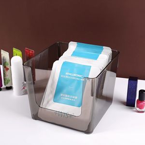 Transparent Face Mask Storage <b>Box</b> With Lid Desktop Skincare Organizer 10L 20L Capacity - Product Image 4