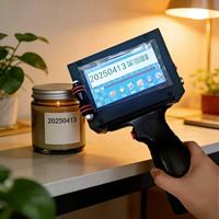Impresora de Inyección de Tinta CIJ Portátil / Codificador Inteligente Industrial - Impresora de Códigos de Lote Compatible con Flex y Egg, Alimentada por Batería, 600dpi
