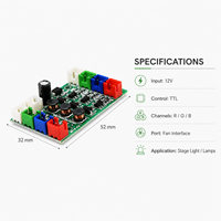 Nouvelle carte de circuit imprimé ZhonNa, pilote laser rouge, vert, bleu, accessoires d'installation laser tricolore pour éclairage de scène