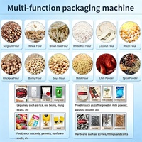 Machine d'emballage automatique pour sachets de café en grains, avec fermeture éclair, en plastique et papier kraft, préformés, à fond plat