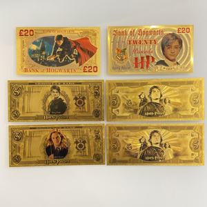 Banconota Commemorativa a Tema Cinematografico <span class=keywords><strong>Harry</strong></span> <span class=keywords><strong>Potter</strong></span> in Foglia d'Oro - Collezione Regalo - Product Image 3