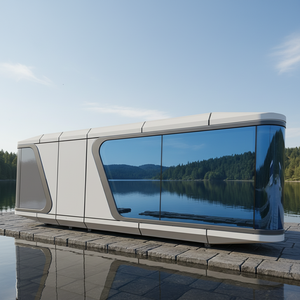 Cabaña Modular Prefabricada de Diseño de Lujo con Balcón Tipo Cápsula Espacial de Aluminio para Resorts, Villas, Apartamentos y Proyectos de <span class=keywords><strong>Alquiler</strong></span> de Alta Gama - Product Image 5