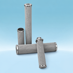Cartouche filtrante en maille frittée multicouche de 20 pouces en acier 316L avec une granularité de 200 microns pour applications pétrochimiques et CPF - Product Image 1