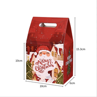 Vente en gros de boîtes d'emballage pour joyeux Noël, bonhomme de neige, biscuits et bonbons, décorations de Noël, sac cadeau