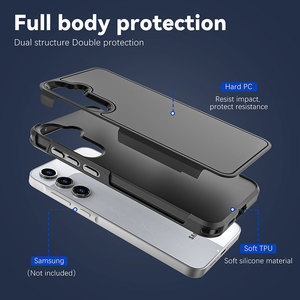 Tpuฝาครอบโทรศัพท์พีซีสําหรับ<span class=keywords><strong>Samsung</strong></span> A55 <span class=keywords><strong>54</strong></span> 35 34 S23 22 21Ultraหรูหราโทรศัพท์มือถือกรณีSimple Businessป้องกันรอยขีดข่วนDrop Sjk504 Laudtec - Product Image 3