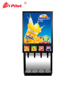 Phi công nóng & lạnh julice bột 4-seleciton thiết kế mới tự dịch vụ uống máy cho bán buôn lạnh nước trái cây Dispenser - Product Image 4