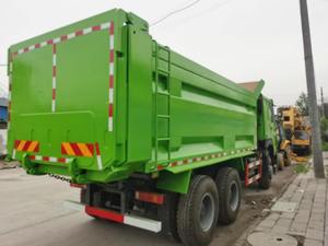 Camion benne HOWO 371 6X4 d'occasion fiable, boîte manuelle 10 vitesses, en excellent état de fonctionnement pour chantier de construction - Product Image 3