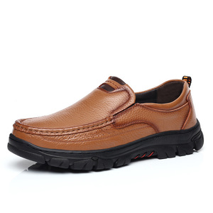 รองเท้าโลฟเฟอร์ลำลองหนังแท้บุรุษ หนังวัวชั้นดี สวมใส่สบาย พื้นนิ่ม ส้นแบน พื้นยาง เหมาะสำหรับใส่ในชีวิตประจำวันและขับรถ - Product Image 5