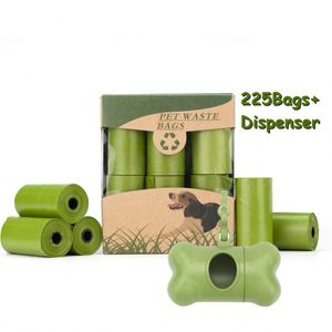 Sacs à déjections canines promotionnels personnalisés avec logo imprimé, écologiques, en plastique et métal, avec crochet, style classique mignon en forme d'os, cadeaux pour chiens - Product Image 5