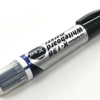 Premium Factory X-138 Büyük Kapasiteli Kuru Silinebilir Yeniden Doldurulabilir Beyaz Tahta Kalemi Kırmızı/Siyah Mürekkepli Net Yazım Özellikli