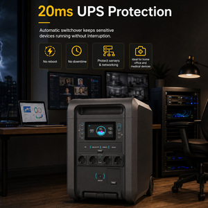 Batterie LiFePO4, station d'alimentation portable 3000w, générateur solaire LiFePO4 5000w 10000w 10kW, UPS 4200W 6kW 8kW, pour la maison, le camping en plein air - Product Image 3
