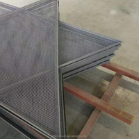 Maille métallique expansée en acier inoxydable à surface brillante pour filtre à air et filtre de hotte, maille métallique personnalisée