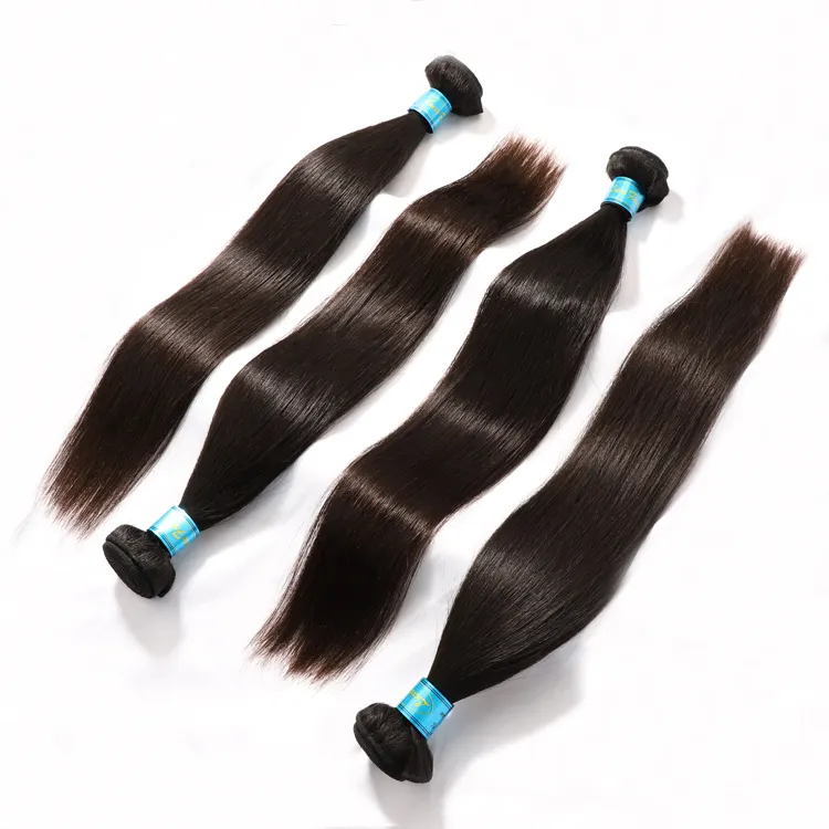 Wholesale Silky Straight Natural Color Hair Extension,Brazil Human Hair Weave Straight Bundles Hair Vendors For Black Women