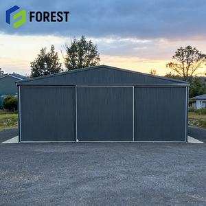 Hangar d'avion préfabriqué en structure acier fiable et standard, isolé, pour la construction aéroportuaire, qualité export - Product Image 1