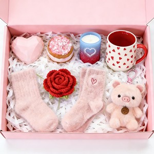 Set de Regalo Personalizado para el Día de San Valentín CH, Bombas de Baño Relajantes <span class=keywords><strong>y</strong></span> Vasos para Beber, Regalo para el Día de la Muñeca - Product Image 3
