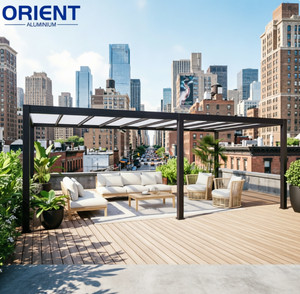<span class=keywords><strong>Pergola</strong></span> en aluminium robuste anti-corrosion pour l'extérieur, abri de <span class=keywords><strong>toit</strong></span> bioclimatique - Product Image 1