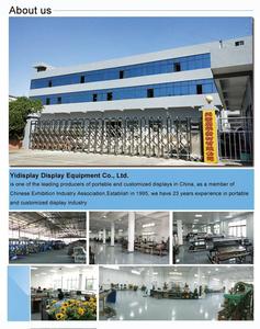 Màn hình vải căng YIDISPLAY Wave Series 10FT, khung nhôm, in thăng hoa, hình dạng cong, dùng làm phông nền hội chợ thương mại - Product Image 6