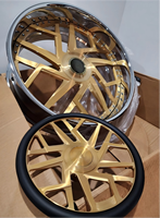 Jantes RCSR 26 pouces 5x112 5x114.3 5x120 forgées, jantes chromées dorées à fond profond pour Impala Oldsmobile Caprice