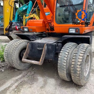 Excavatrice sur pneus d'occasion de bonne qualité Doosan DH150W-7 <span class=keywords><strong>15t</strong></span>, modèle 2022, moteur 96KW, faible consommation de carburant, haute efficacité, en vente - Product Image 5